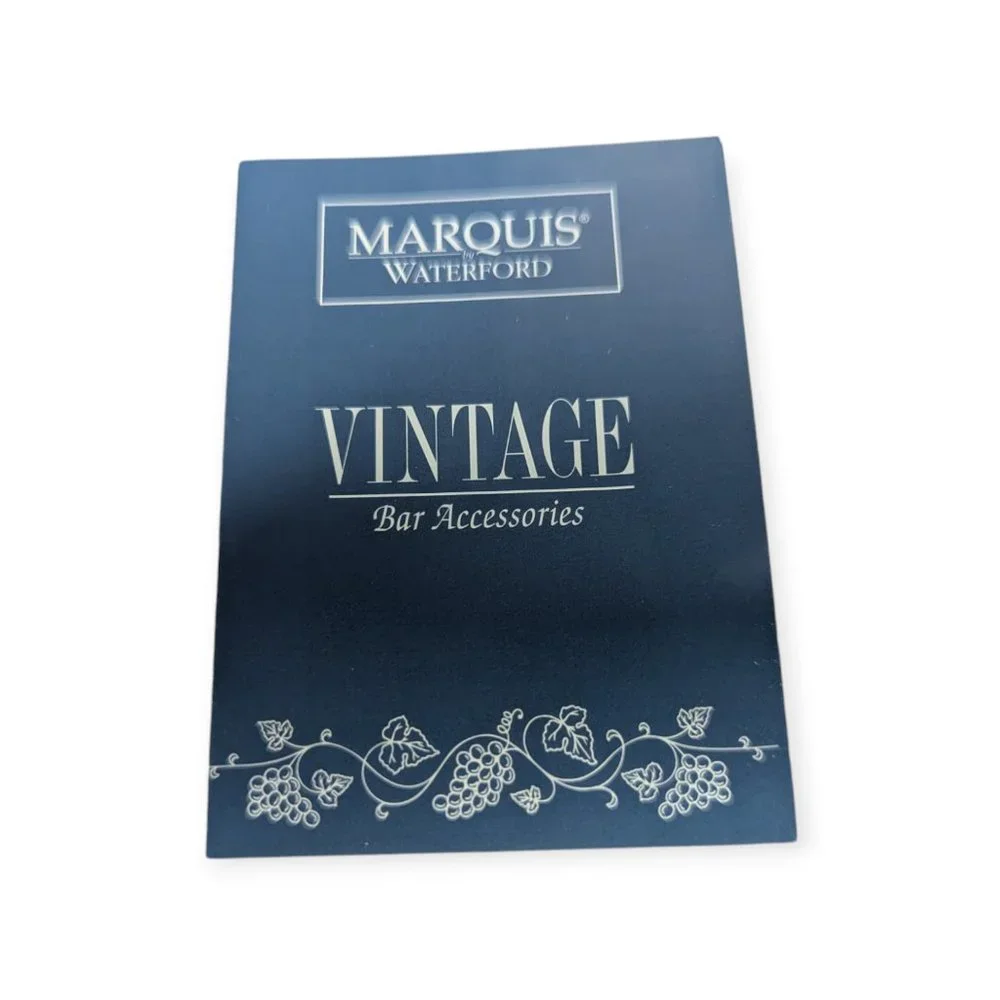 Waterford Marquis Vintage Bar Accessories Wine Cooler w/Original Box
